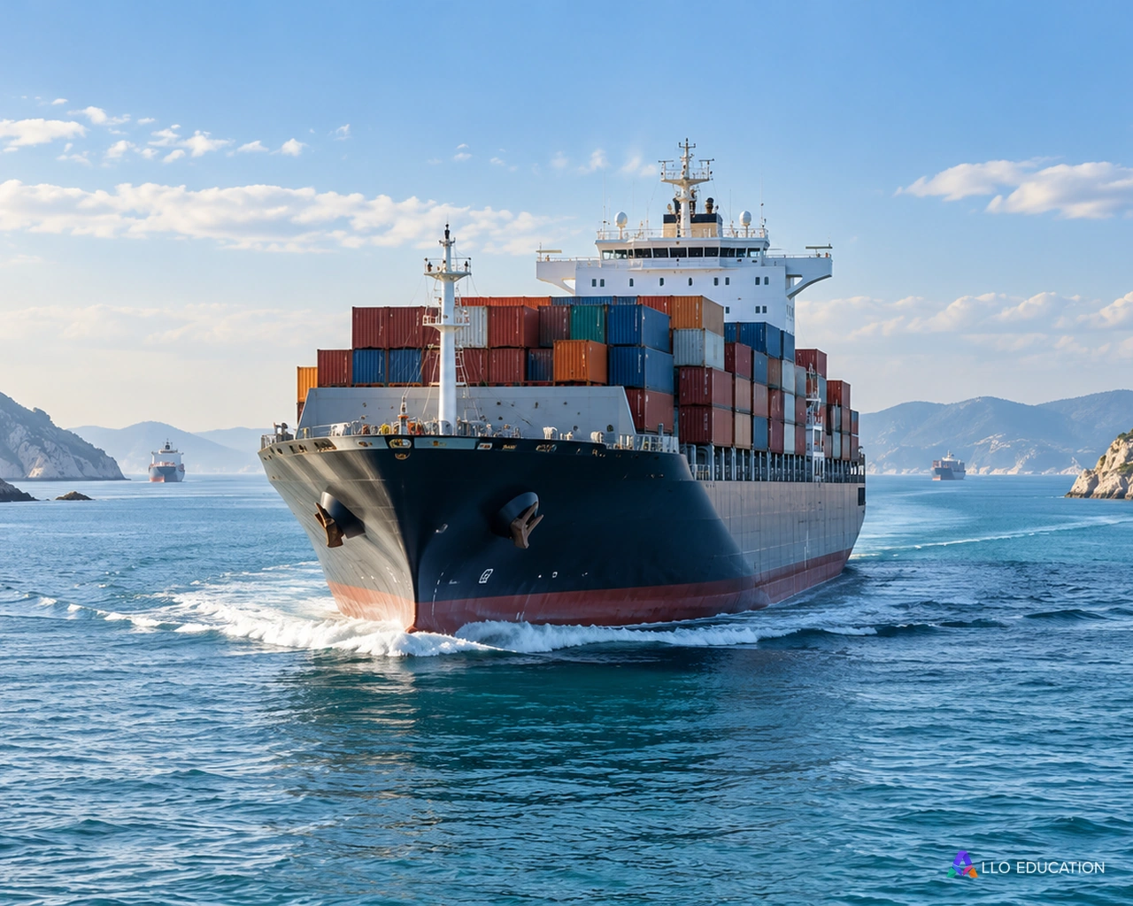 Une scène maritime fictive évoque flux et passages, dont les positions et statuts sont étudiés en code.